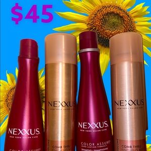 Nexxus shampoo/conditioner and spray
